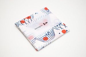 ハンカチ・お弁当包み「バスケット」赤色