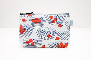 ポーチ「バスケット」赤色