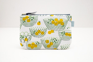 ポーチ「バスケット」黄色