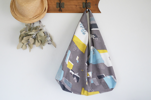 あづまバッグ「山なみ」チャコールグレー